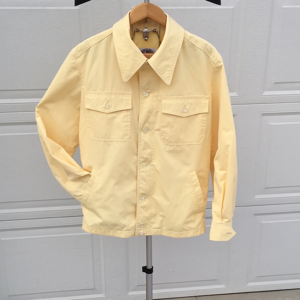 Mighty-Mac Portware men’s vintage yellow jacket